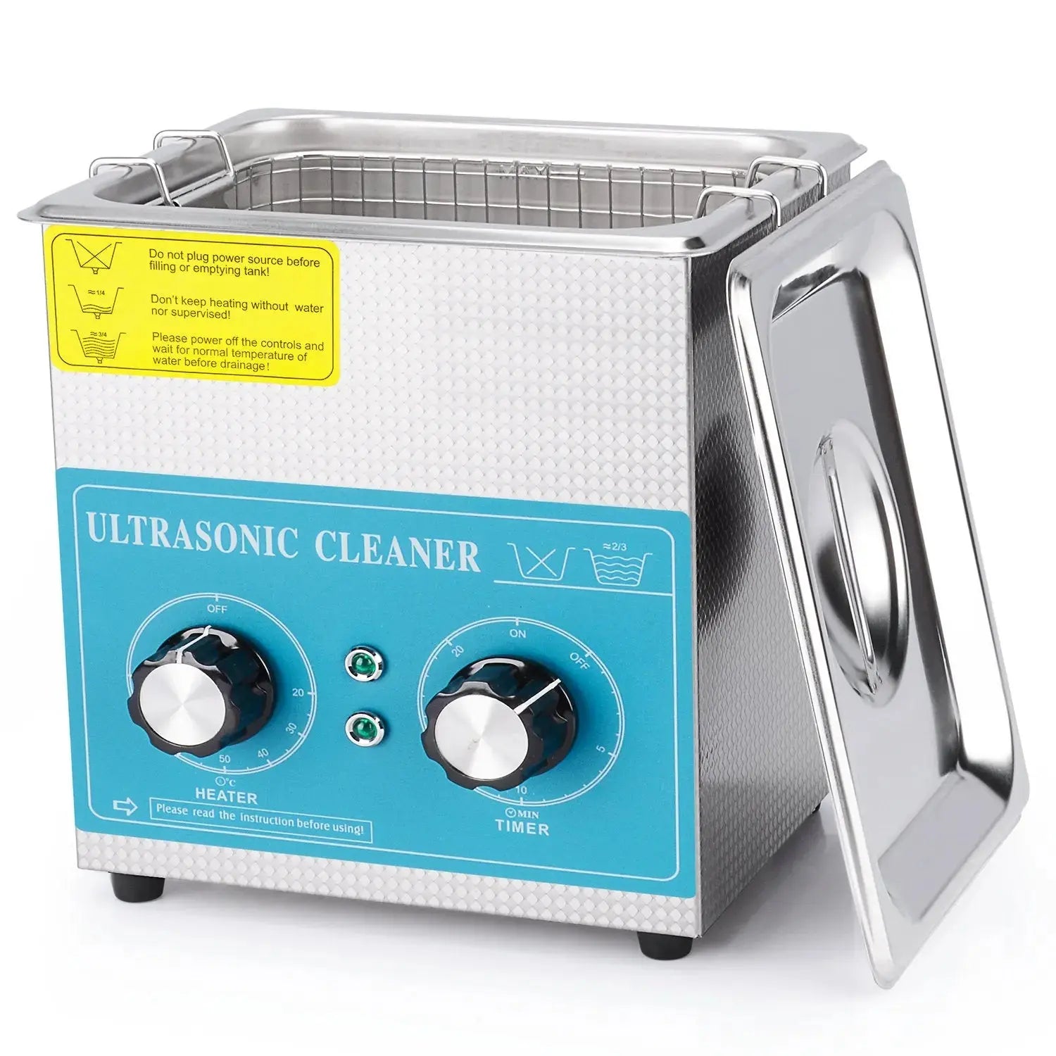 Comprehensive product view and setup components for StonyLab Ultrasonic Cleaner