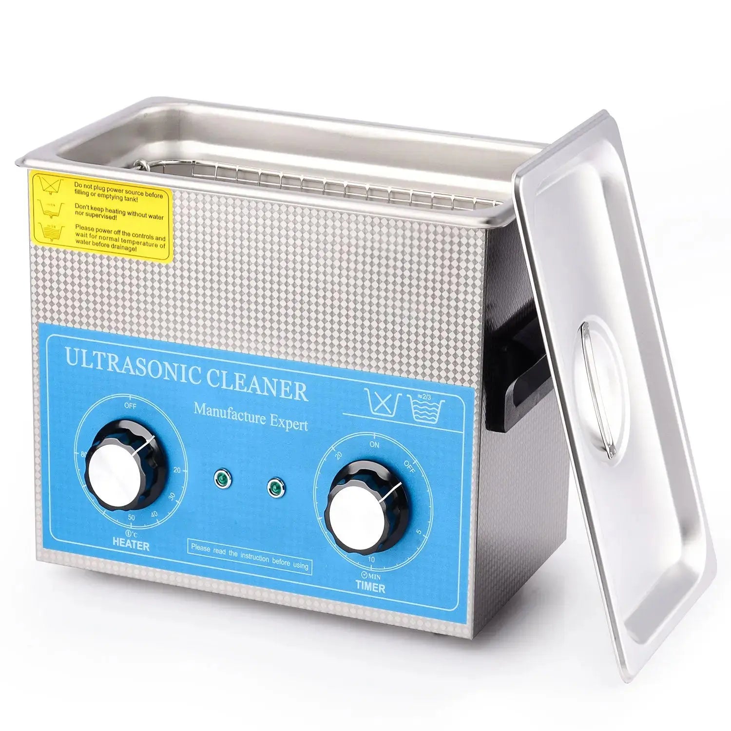 Comprehensive product view and setup components for StonyLab Ultrasonic Cleaner
