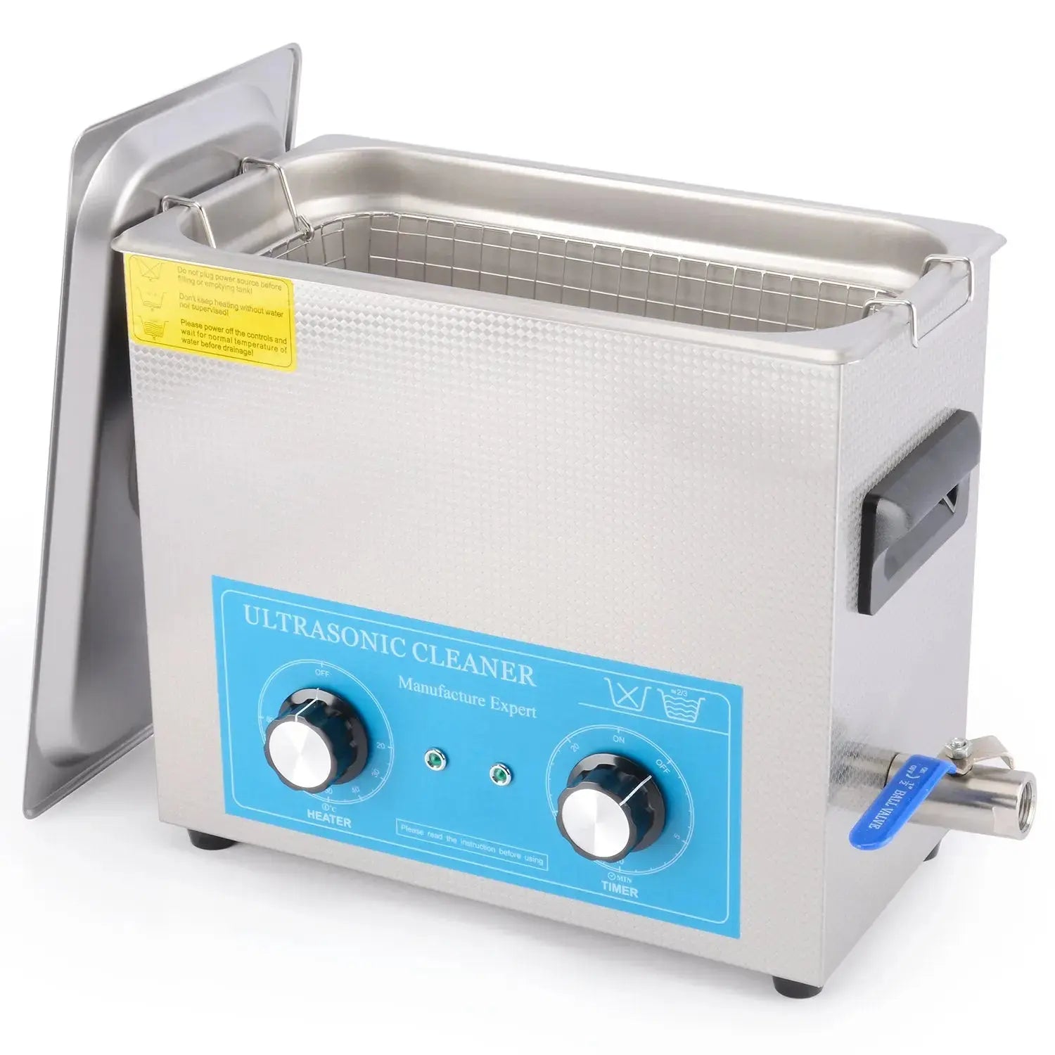 Comprehensive product view and setup components for StonyLab Ultrasonic Cleaner
