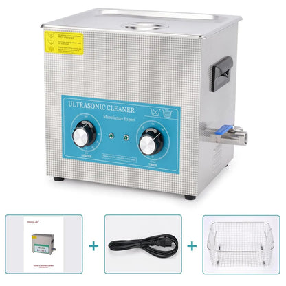 Ultrasonic Cleaner with Mechanic Control Panel of Heating and Timer Ultrasonic Cleaners