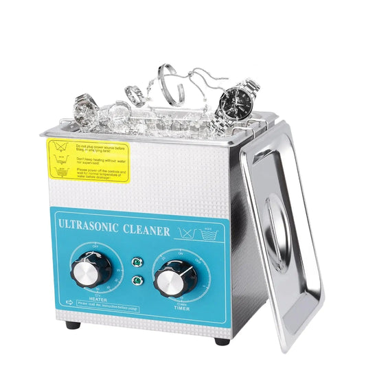 Ultrasonic Cleaner, 2-10 L, Knob Control Heating & Timer, 40 kHz Lab Cleaner, 304 Stainless Steel Cleaners-Ultrasonic