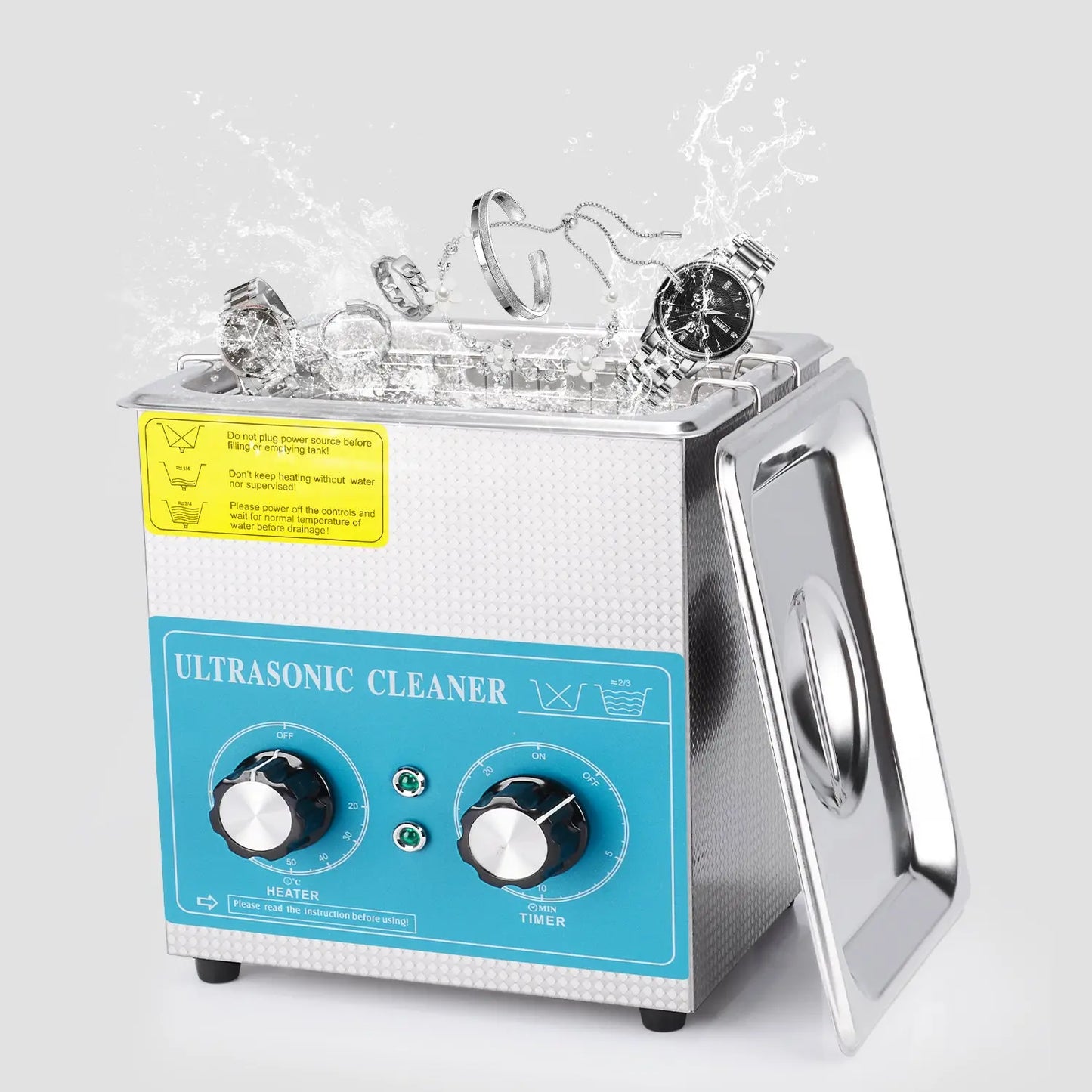 Ultrasonic Cleaner, 2-10L, Mechanical Heating and Timing Control Cleaners-Ultrasonic
