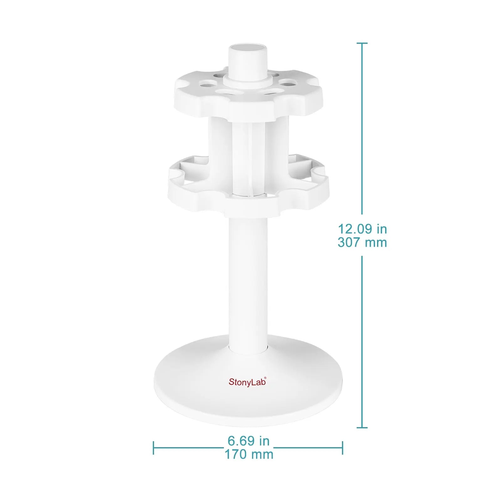 Close-up view showing the precise design and material of StonyLab Universal Pipette Holder