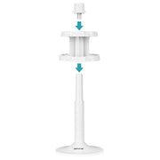Side view and dimensional layout of the durable StonyLab Universal Pipette Holder