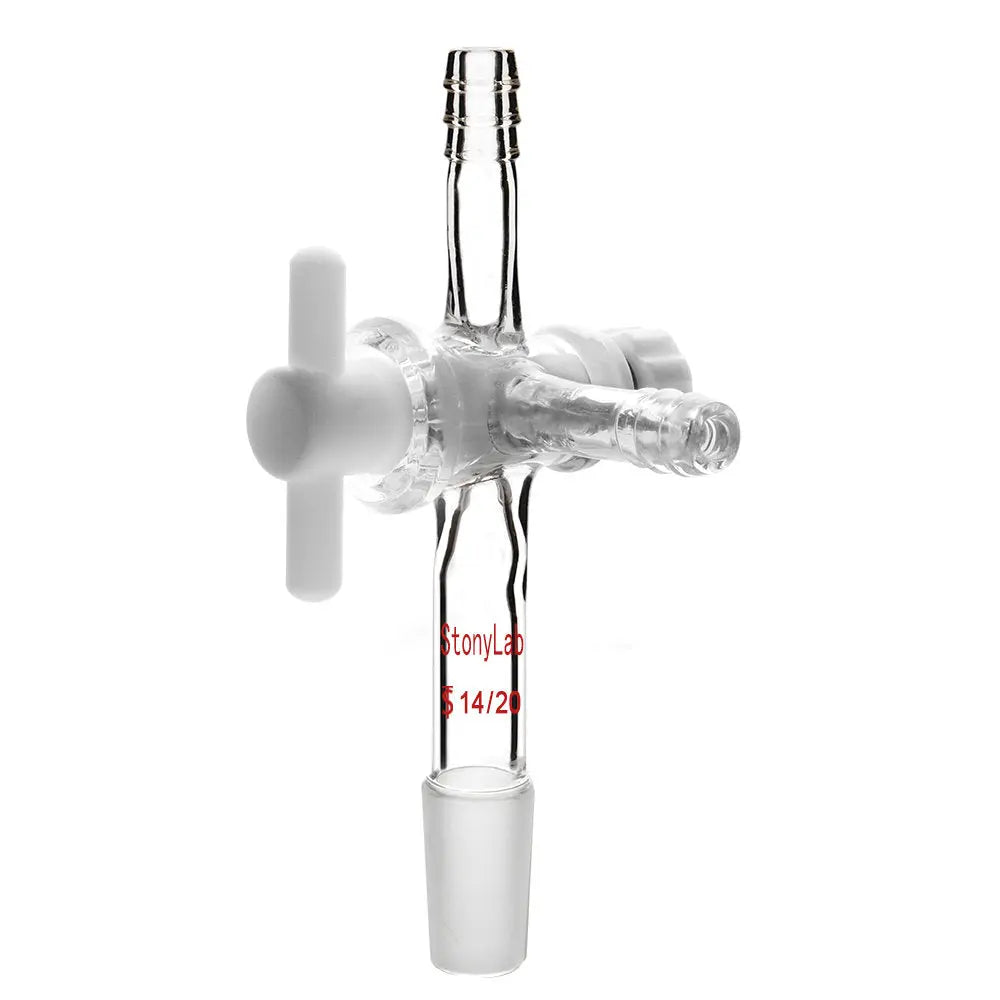 Detailed structural assembly component for StonyLab Vacuum 3-Way Flow Control Adapter