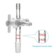 StonyLab Vacuum 3-Way Flow Control Adapter heavy duty chemical processing configuration
