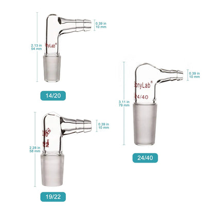 Vacuum/Gas Inlet Adapter with Hose Adapters-Inlets/Thermometer