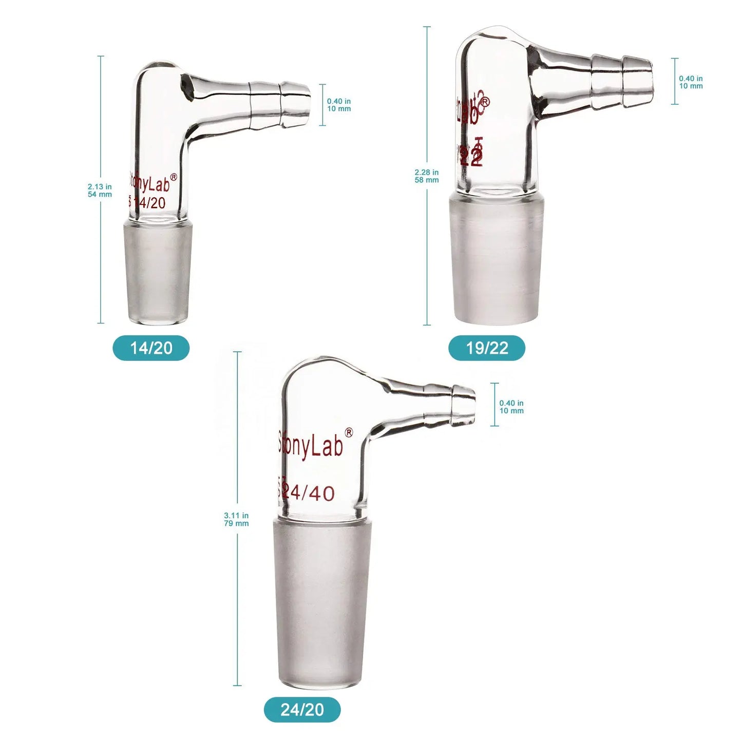 Vacuum/Gas Inlet Adapter with Hose Adapters-Inlets/Thermometer