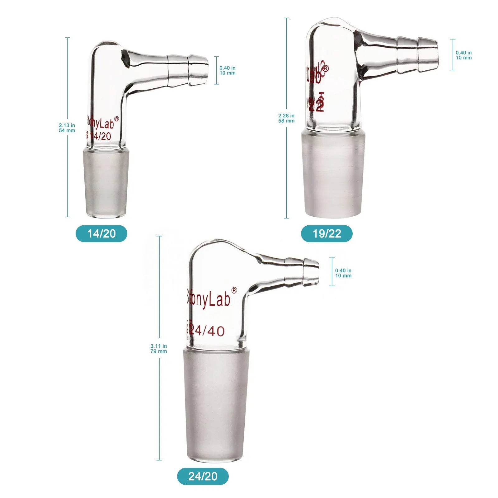 Vacuum/Gas Inlet Adapter with Hose Adapters-Inlets/Thermometer