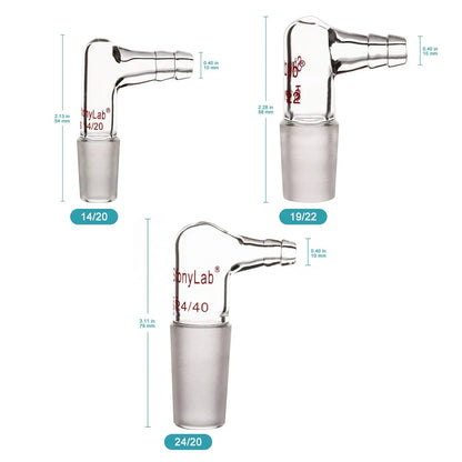 Vacuum/Gas Inlet Adapter with Hose Adapters-Inlets/Thermometer
