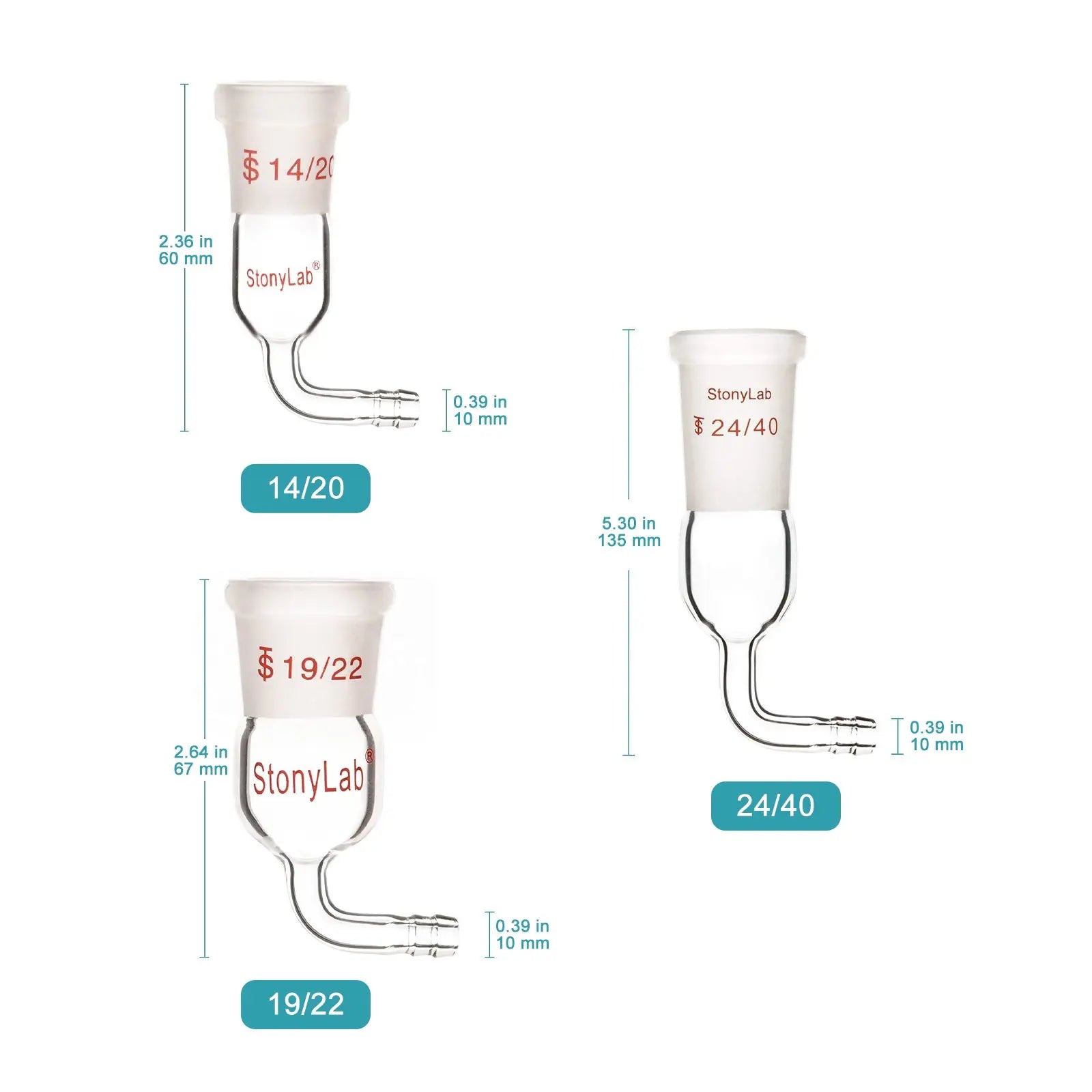 Vacuum/Inert Gas Inlet Adapter Adapters-Inlets/Thermometer