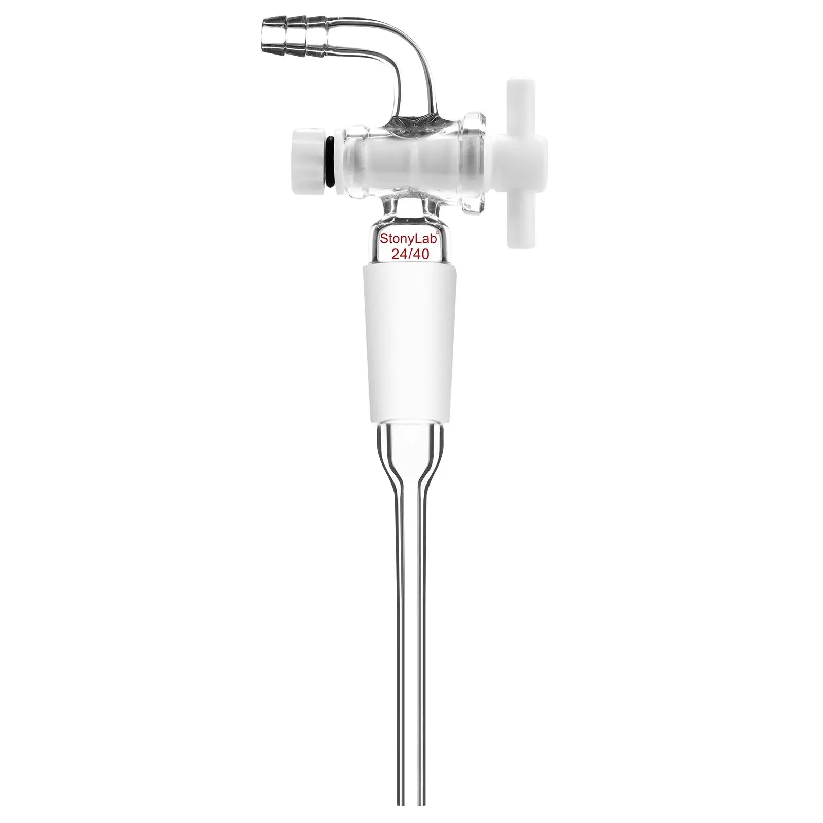 StonyLab Vacuum PTFE Flow Control Adapter for professional laboratory applications
