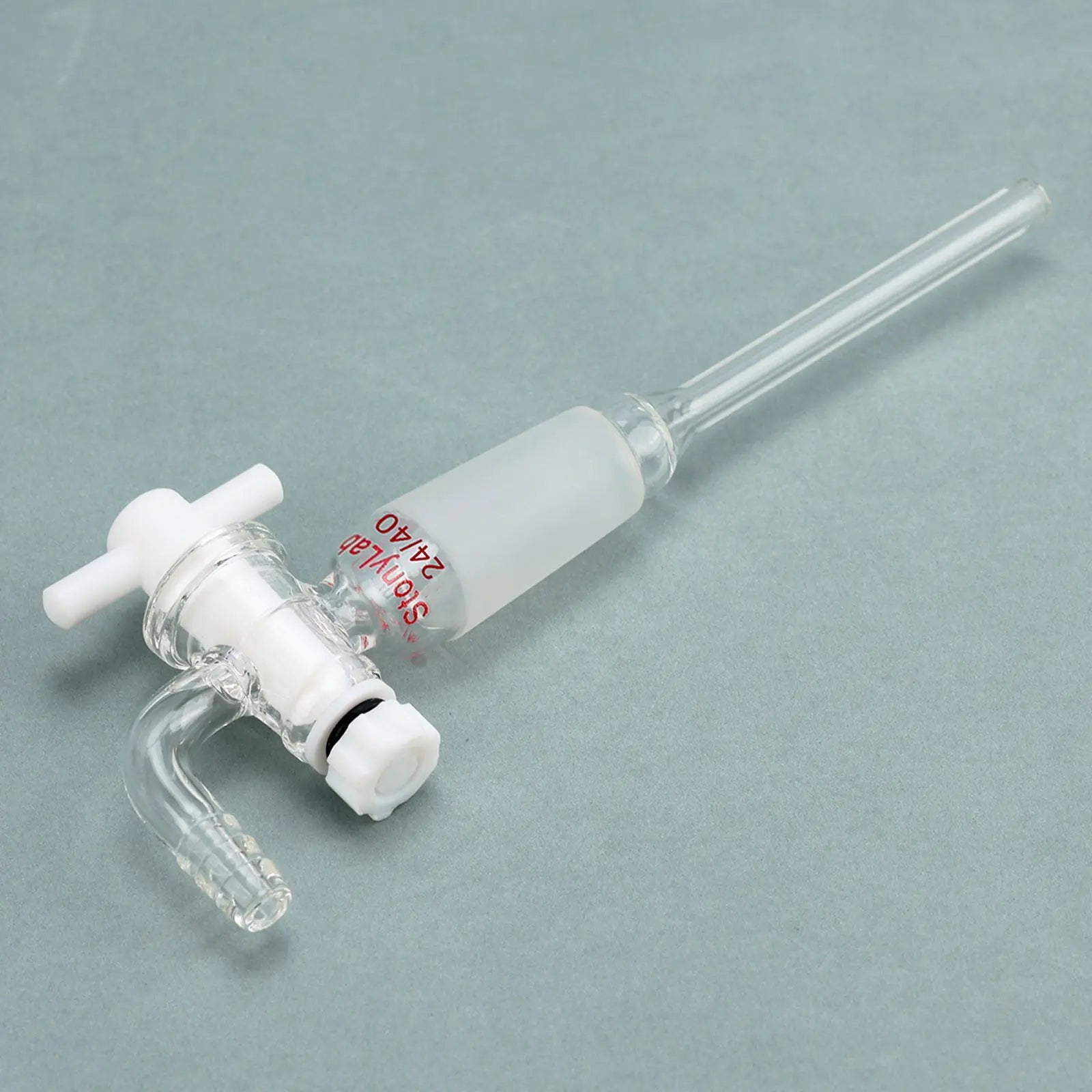 Comprehensive product view and setup components for StonyLab Vacuum PTFE Flow Control Adapter