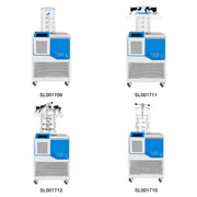 Close-up view showing the precise design and material of StonyLab Vertical Freeze Dryer with Vacuum Pump
