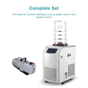 StonyLab Vertical Freeze Dryer with Vacuum Pump heavy duty chemical processing configuration