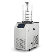 Comprehensive product view and setup components for StonyLab Vertical Freeze Dryer with Vacuum Pump