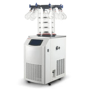 Comprehensive product view and setup components for StonyLab Vertical Freeze Dryer with Vacuum Pump