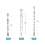 Close-up view showing the precise design and material of StonyLab Vigreux Distillation Column