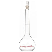 Comprehensive product view and setup components for StonyLab Volumetric Flask Class A with Glass Stopper