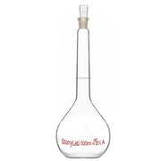 StonyLab Volumetric Flask Class A with Glass Stopper for professional laboratory applications