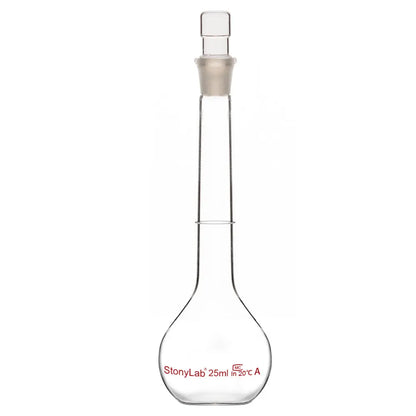 Volumetric Flask Class A with Glass Stopper, 10-1000 ml - StonyLab Flasks - Volumetric 