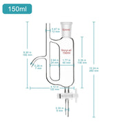 Detailed structural assembly component for StonyLab Water Oil Receiver Separator with 24