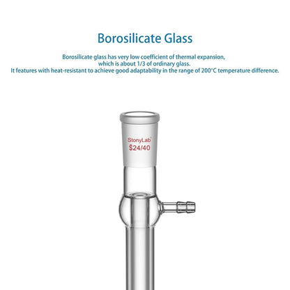 West Condenser, 200 mm Jacket Length, 24/40 Joint Condensers-Liebig Condensers