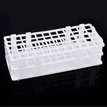 White Plastic Test Tube Rack, 60-Place Racks