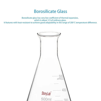 Wide Mouth Erlenmeyer Flask, 50-1000 ml Flasks - Erlenmeyer