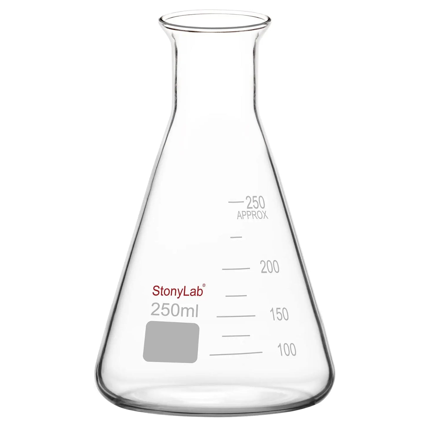 Wide Mouth Erlenmeyer Flask, 50-1000 ml Flasks - Erlenmeyer 250-ml