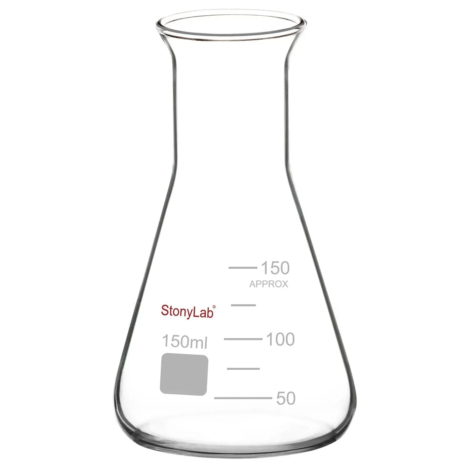 Comprehensive product view and setup components for StonyLab Wide Mouth Erlenmeyer Flask