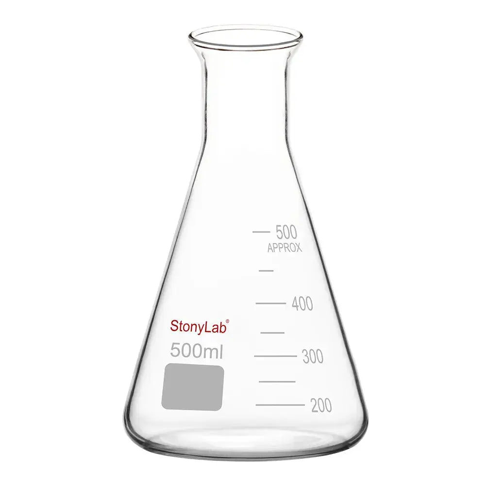 Comprehensive product view and setup components for StonyLab Wide Mouth Erlenmeyer Flask