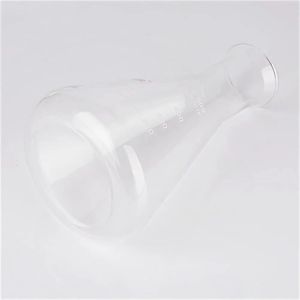 Alternative angle showing underlying build quality of StonyLab Wide Mouth Erlenmeyer Flask