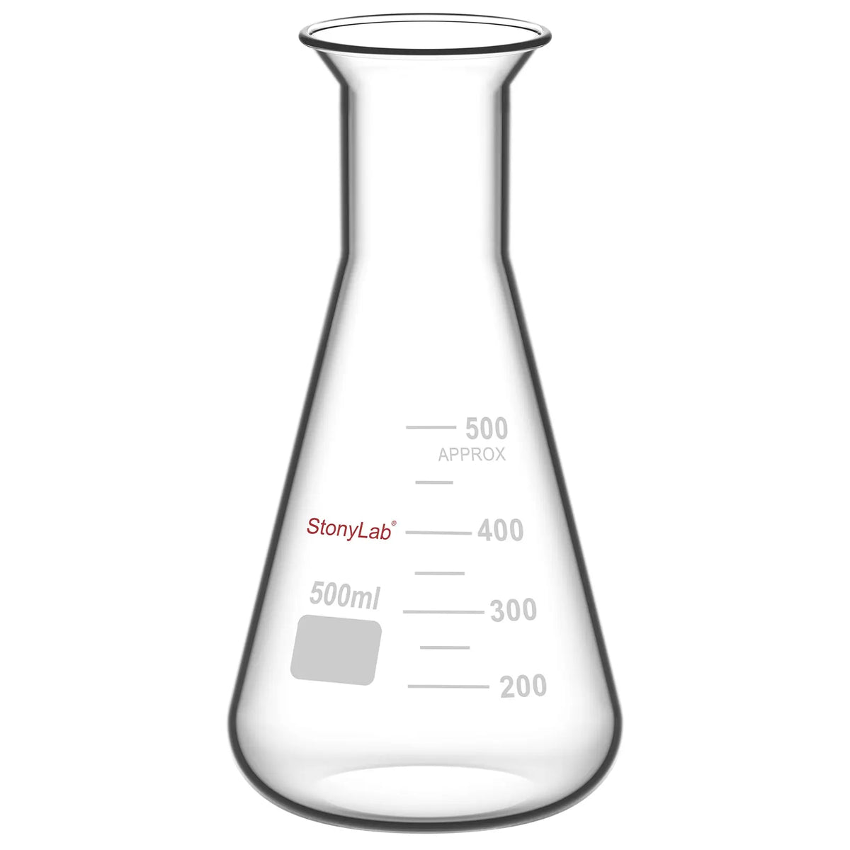Wide Mouth Erlenmeyer Flask, 50-2000 ml Flasks-Erlenmeyer