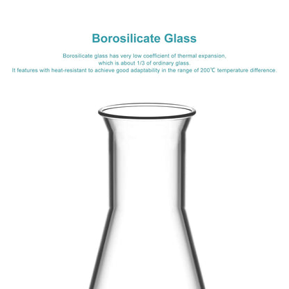 Wide Mouth Erlenmeyer Flask, 50-2000 ml Flasks-Erlenmeyer