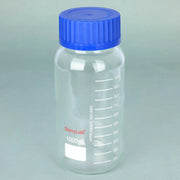 Alternative angle showing underlying build quality of StonyLab Wide Mouth Media Storage Bottle with GL80 Screw Cap