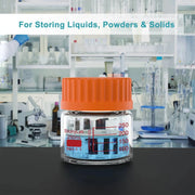 Comprehensive product view and setup components for StonyLab Wide Mouth Media Storage Bottle