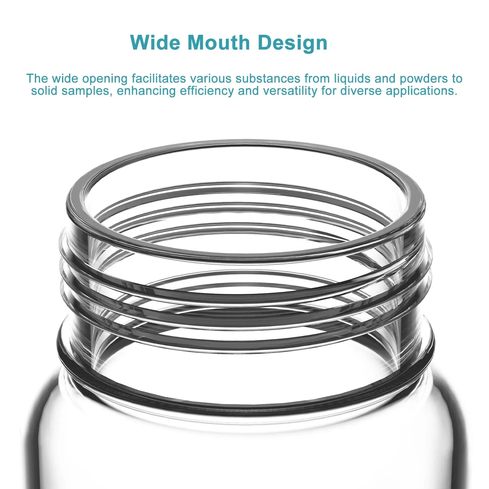 StonyLab Wide Mouth Media Storage Bottle heavy duty chemical processing configuration