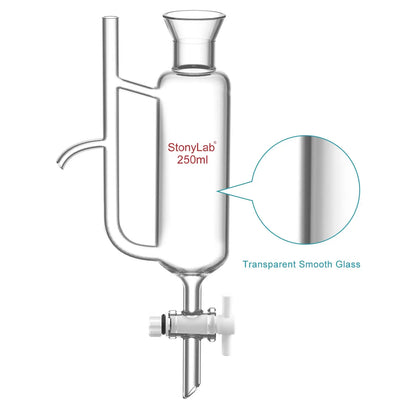 Wide Mouth Water Oil Receiver Separator, 60-250 ml Funnels-Separatory