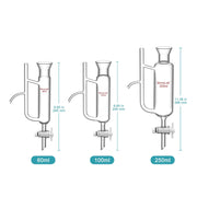 Close-up view showing the precise design and material of StonyLab Wide Mouth Water Oil Receiver Separator