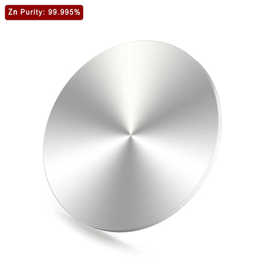 Zinc (Zn) Sputtering Target, 99.995% Purity Sputtering Target