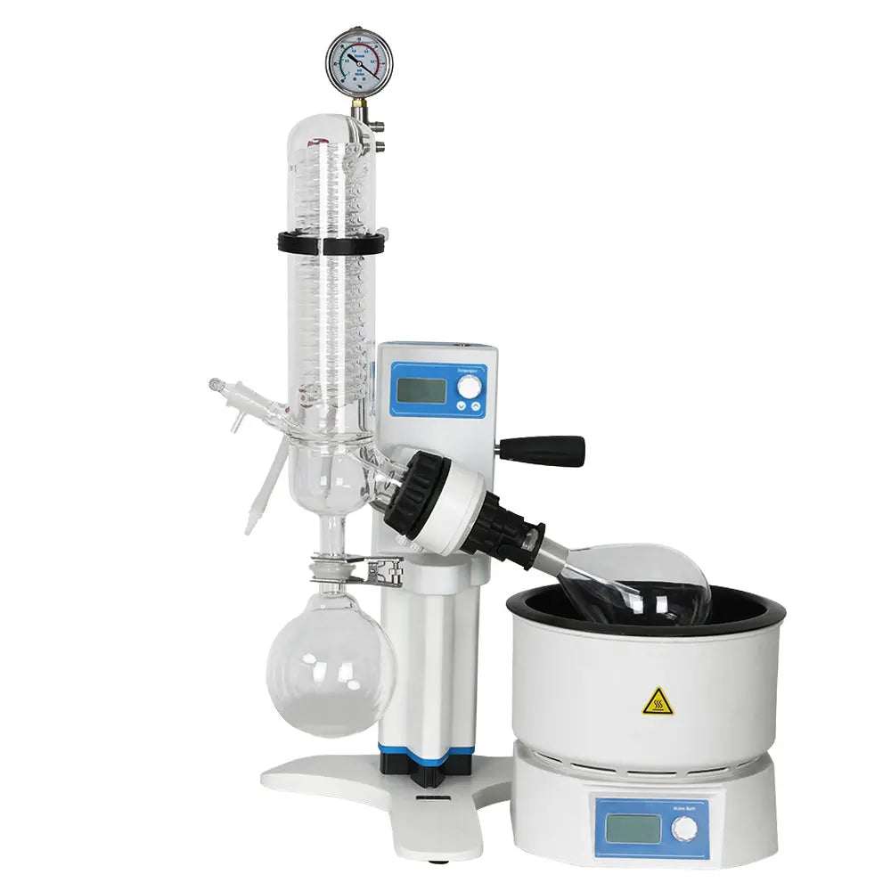 Close-up view showing the precise design and material of StonyLab Rotary Evaporator