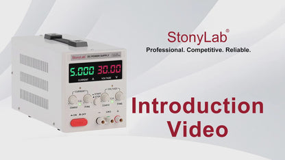 DC Power Supply, 0-30 V 0-5 A, 1 mA Resolution, Four-Digit Display