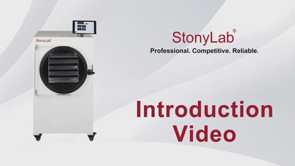 Food Freeze Dryer with Vacuum Pump, -60°C Cold Trap, 5-20 kg Capacity
