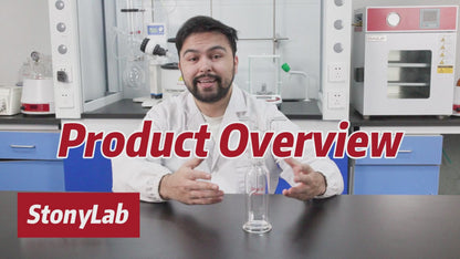 Gas Washing Bottle with Fritted Dispersion Tube, 34/34 Joint, 250/500 ml