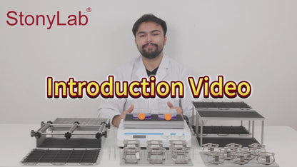 Multi-Functional Orbital Shaker, 50-600 RPM Rotary Oscillation, 0-99h 59min Timer, Digital Multi-Segment Control