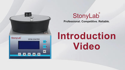 Spin Coater, 9999 RPM Max Speed, 9999 RPM/s Acceleration, 4 inch Substrates, 5 Steps Programmable