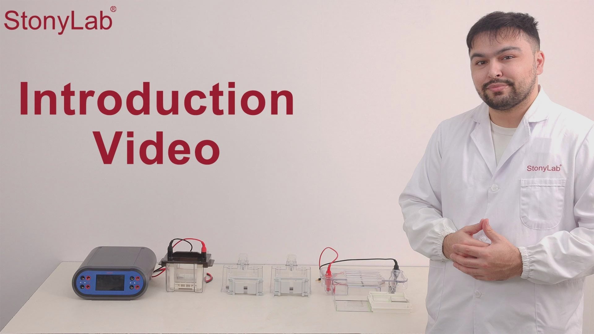 Horizontal Gel Electrophoresis System, 4 Trays | StonyLab
