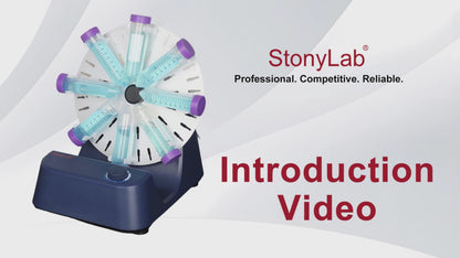 Laboratory Tube Rotator, 0-80 rpm Adjustable Speed, Tube Mixer for Sample Mixing