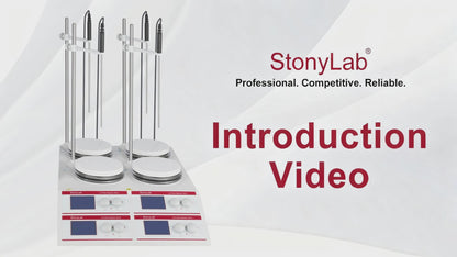 Multi-Position Heating Magnetic Stirrer, 4x10 L, 50-2000 rpm, RT+5~160°C